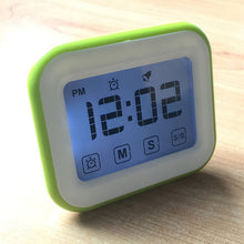 Load image into Gallery viewer, Kitchen Timer Digital Alarm Clock Large LCD Touch Screen Come with Night Light for Cooking Baking