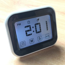 Load image into Gallery viewer, Kitchen Timer Digital Alarm Clock Large LCD Touch Screen Come with Night Light for Cooking Baking