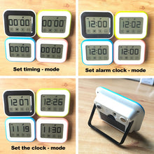 Load image into Gallery viewer, Kitchen Timer Digital Alarm Clock Large LCD Touch Screen Come with Night Light for Cooking Baking