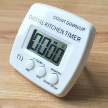 Load image into Gallery viewer, Kitchen Timer Digital Electronic Loud Alarm Magnetic Backing With Holder for Cooking Baking Sports Games Office