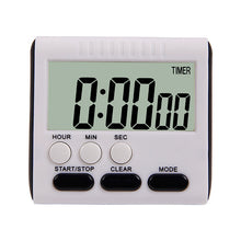 Load image into Gallery viewer, Kitchen Timer 24 Hours Digital Alarm Clock LCD Screen Magnetic Backing for Cooking Baking