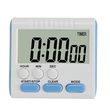 Load image into Gallery viewer, Kitchen Timer 24 Hours Digital Alarm Clock LCD Screen Magnetic Backing for Cooking Baking