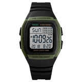 SKMEI 1278 Fashionable Outdoor 50m Waterproof Digital Watch Student Sports Wrist Watch Support 5 Group Alarm Clocks