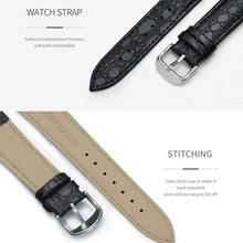 Load image into Gallery viewer, 406 YAZOLE Men Fashion Business Leather Band Quartz Wrist Watch(Brown + White)