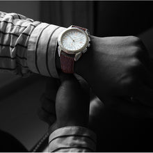 Load image into Gallery viewer, 419 YAZOLE Men Fashion Business Leather Band Quartz Wrist Watch ( Black)