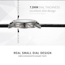 Load image into Gallery viewer, 419 YAZOLE Men Fashion Business Leather Band Quartz Wrist Watch ( Black)