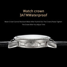 Load image into Gallery viewer, 419 YAZOLE Men Fashion Business Leather Band Quartz Wrist Watch ( Black)