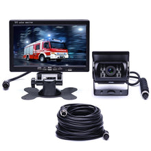 Load image into Gallery viewer, F0505 7 inch HD Car 18 IR LEDs Backup Camera Rearview Mirror Monitor, with 10m Cable, Single Camera