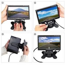 Load image into Gallery viewer, F0505 7 inch HD Car 18 IR LEDs Backup Camera Rearview Mirror Monitor, with 10m Cable, Single Camera