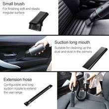 Load image into Gallery viewer, Car / Household Wireless Portable 90W Handheld Powerful Vacuum Cleaner, Navy Blue, White