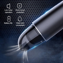 Load image into Gallery viewer, Car / Household Wireless Portable 90W Handheld Powerful Vacuum Cleaner, Navy Blue, White