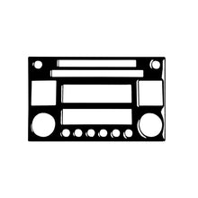 Load image into Gallery viewer, For Nissan 350Z 2003-2009 Car CD Radio Playback Panel Decorative Stickers, Left and Right Drive Universal, Car CD Radio Playback Panel