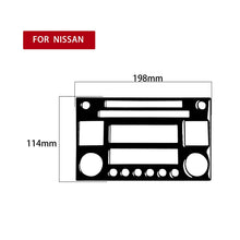 Load image into Gallery viewer, For Nissan 350Z 2003-2009 Car CD Radio Playback Panel Decorative Stickers, Left and Right Drive Universal, Car CD Radio Playback Panel