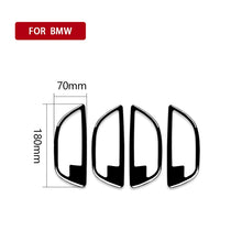 Load image into Gallery viewer, For BMW 5 Series F10 2011-2017 4pcs Car Door Handle Frame Decorative Sticker,Left and Right Drive Universal, Door Handle Frame