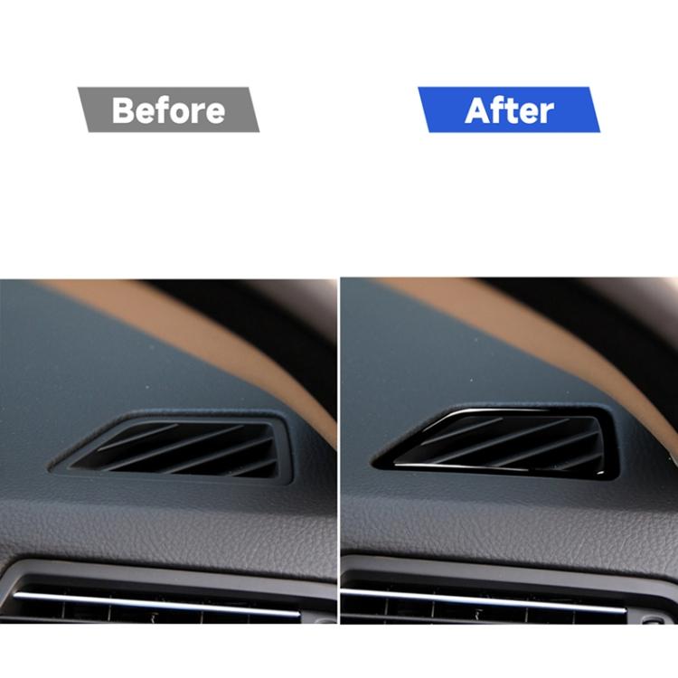 For BMW 5 Series F10 2011-2017 Car Instrument Air Outlet Decorative Sticker,Left Drive, Instrument Outlet, Left Drive