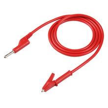 Load image into Gallery viewer, Thick Probe to Alligator Clip Test Lead Single Cable, Length: 1m