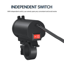 Load image into Gallery viewer, ZH-723F5 Car / Motorcycle QC3.0 Cell Phone Fast Charging Dual USB Car Charger