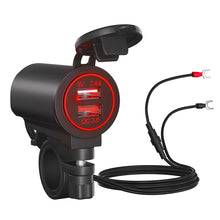 Load image into Gallery viewer, ZH-723F5 Car / Motorcycle QC3.0 Cell Phone Fast Charging Dual USB Car Charger