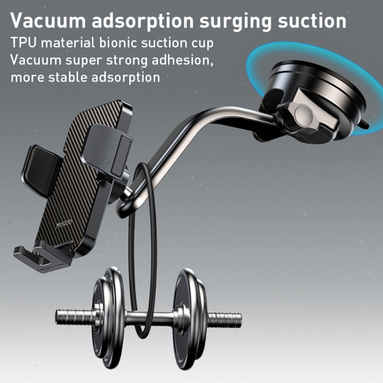 Yesido C172 Suction Cup Type Bending Arm Car Phone Holder, C172