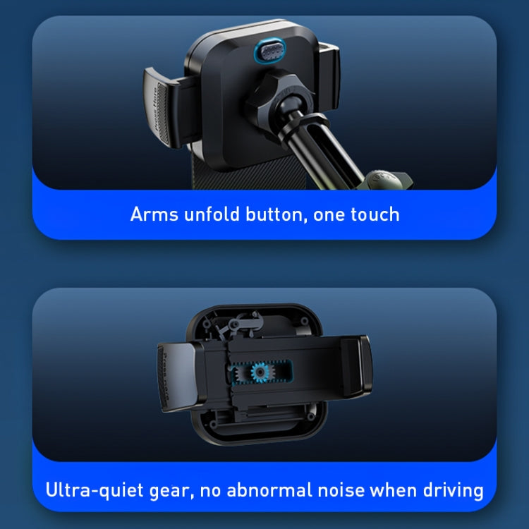 Yesido C174 Suction Cup Type Telescopic Car Phone Holder, C174