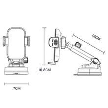 Load image into Gallery viewer, Yesido C197 15W 2 in 1 Suction Cup Type Wireless Charging Car Holder Set, C197
