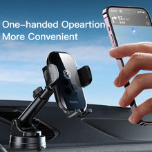 Load image into Gallery viewer, Yesido C197 15W 2 in 1 Suction Cup Type Wireless Charging Car Holder Set, C197