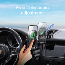 Load image into Gallery viewer, Yesido C197 15W 2 in 1 Suction Cup Type Wireless Charging Car Holder Set, C197