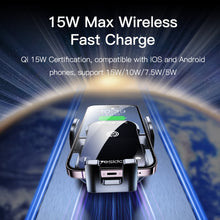 Load image into Gallery viewer, Yesido C197 15W 2 in 1 Suction Cup Type Wireless Charging Car Holder Set, C197
