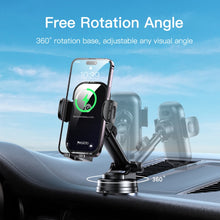 Load image into Gallery viewer, Yesido C197 15W 2 in 1 Suction Cup Type Wireless Charging Car Holder Set, C197