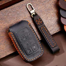 Load image into Gallery viewer, For Dodge Ram 6-button C163 Car Key Leather Protective Case, 6-button