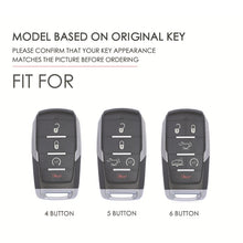 Load image into Gallery viewer, For Dodge Ram 6-button C163 Car Key Leather Protective Case, 6-button