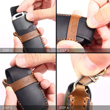 Load image into Gallery viewer, For Dodge Ram 6-button C163 Car Key Leather Protective Case, 6-button
