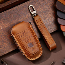 Load image into Gallery viewer, For Ford F-150 5-button C073 Car Key Leather Protective Case, C073