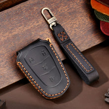 Load image into Gallery viewer, For Cadillac / CT5 / CT6 / XT6 4-button C086 Car Key Leather Protective Case, C086