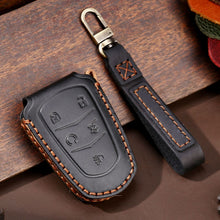 Load image into Gallery viewer, For Cadillac / CT5 / CT6 / XT6 5-button C087 Car Key Leather Protective Case, C087