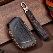Load image into Gallery viewer, For Cadillac / CT5 / CT6 / XT6 C088 Car Key Leather Protective Case, C088