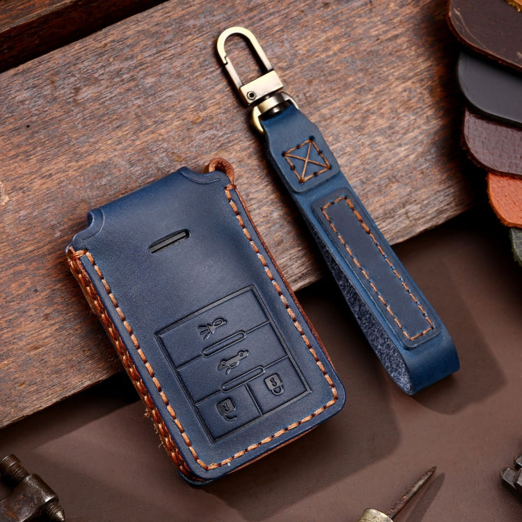 For Cadillac 4-button C090 Car Key Leather Protective Case, C090