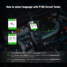 Load image into Gallery viewer, TopDiag P100 Car Circuit Intelligent Analyzer Diagnostic Instrument, Cable Length: 2m, TopDiag P100 2m