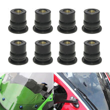 Load image into Gallery viewer, 20 in 1 M6 Universal Motorcycle Windshield Brass Nuts, M6