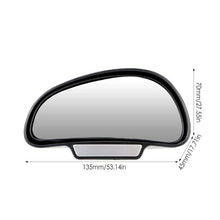 Load image into Gallery viewer, 3R-091 Car Blind Spot Left Rear View Wide Angle Adjustable Mirror, 3R-091 (Black), 3R-091
