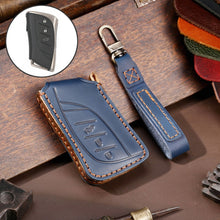 Load image into Gallery viewer, For Lexus 3-button Hallmo Car Cowhide Leather Key Protective Cover Key Case, C130