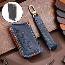 Load image into Gallery viewer, For Lexus 4-button Hallmo Car Cowhide Leather Key Protective Cover Key Case, C131