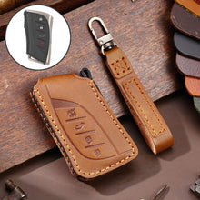 Load image into Gallery viewer, For Lexus 4-button Hallmo Car Cowhide Leather Key Protective Cover Key Case, C131