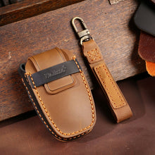 Load image into Gallery viewer, For Lincoln Hallmo Car Cowhide Leather Key Protective Cover Key Case, C224