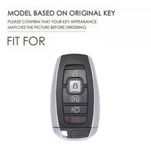 Load image into Gallery viewer, For Lincoln Hallmo Car Cowhide Leather Key Protective Cover Key Case, C224