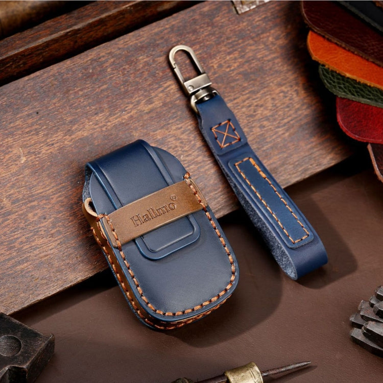For Chevrolet 5-button Hallmo Car Cowhide Leather Key Protective Cover Key Case, C114