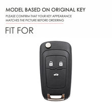 Load image into Gallery viewer, For Chevrolet Folding Hallmo Car Cowhide Leather Key Protective Cover Key Case, C115