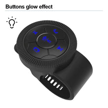 Load image into Gallery viewer, Universal Strap Shape Steering Wheel Remote Control Car Multimedia Wireless Button Remote Control, Strap Shape Black, Strap Shape Silver