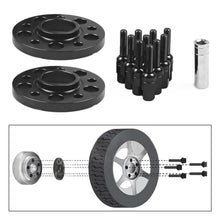 Load image into Gallery viewer, For Mercedes-Benz 20mm Car Modified Wheel Hub Flange Center Wheel Spacer with M12x1.5 Screws, 20mm