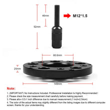Load image into Gallery viewer, For Mercedes-Benz 20mm Car Modified Wheel Hub Flange Center Wheel Spacer with M12x1.5 Screws, 20mm